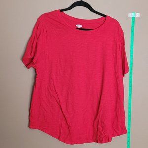 Old Navy everywear Red t-shirt, XXL Tall, good condition